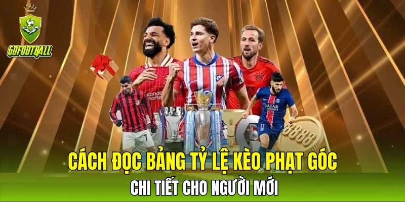 Cách đọc bảng tỷ lệ kèo phạt góc chi tiết cho người mới